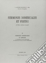 Sermones dominicales et festivi. Vol. 2: Sermones dominicales et mariani libro