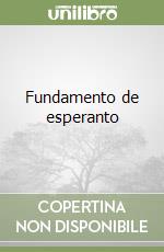 Fundamento de esperanto libro