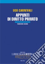 Appunti di diritto privato libro