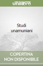 Studi unamuniani libro