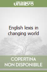 English lexis in changing world