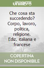 Che cosa sta succedendo? Corpo, lavoro, politica, religione. Ediz. italiana e francese libro