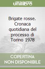 Brigate rosse. Cronaca quotidiana del processo di Torino 1978 libro