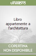 Libro appartenente a l'architettura libro