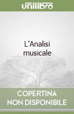 L'Analisi musicale libro