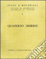 Quaderno Imerese. Vol. 1 libro