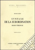 Syntaxe de la subordination dans Térence (1909)