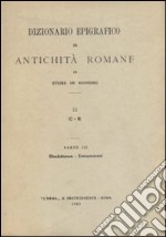 Dizionario epigrafico di antichità romane. Vol. 2/1: C-Consul libro