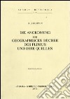 Die Anordnung der geographischen Bücher des Plinius und ihre Quellen (1909) libro