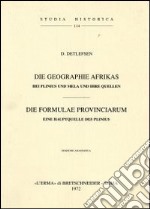 Die Geographie Afrikas bei Plinius und Mela und ihre Quellen (1908)