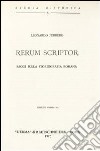 Rerum scriptor. Saggi sulla storiografia romana (1962) libro