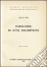 Foreigners in attic inscriptions (1947) libro