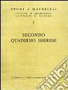 Quaderno Imerese. Vol. 2 libro