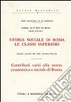 Storia sociale di Roma: le classi inferiori libro