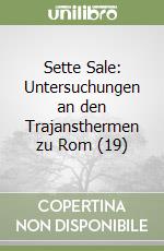 Sette Sale: Untersuchungen an den Trajansthermen zu Rom (19)