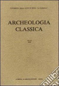 Archeologia classica (1977). Vol. 29/2 libro