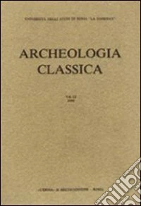 Archeologia classica. Vol. 36 libro