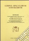 Corpus speculorum etruscorum. Hongrie et tchécoslovaquie. Vol. 1 libro