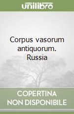 Corpus vasorum antiquorum. Russia (1) libro