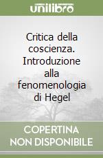 Critica della coscienza. Introduzione alla fenomenologia di Hegel libro