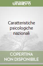 Caratteristiche psicologiche nazionali libro