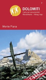 Dolomiti. Monte Piana. Carta panoramica 360°. Ediz. tedesca, inglese e italiana libro