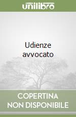 Udienze avvocato libro