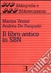 Il libro antico in SBN libro