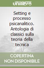 Setting e processo psicanalitico. Antologia di classici sulla teoria della tecnica libro