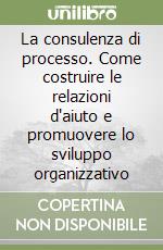 La consulenza di processo. Come costruire le relazioni d'aiuto e promuovere lo sviluppo organizzativo libro