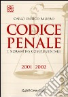 Codice penale e normativa complementare 2001-2002 libro