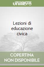 Lezioni di educazione civica libro