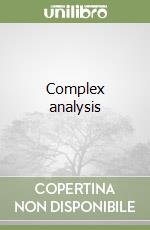 Complex analysis