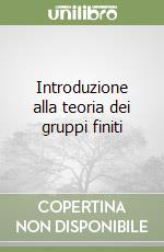 Introduzione alla teoria dei gruppi finiti libro