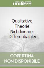 Qualitative Theorie Nichtlinearer Differentialglei