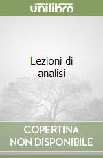 Lezioni di analisi libro