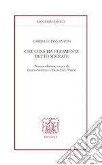 Che cosa ha veramente detto Socrate? libro