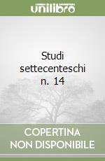 Studi settecenteschi n. 14 libro