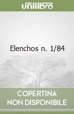 Elenchos n. 1/84 libro