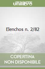 Elenchos n. 2/82 libro