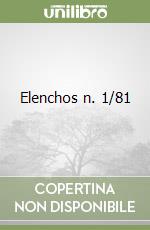 Elenchos n. 1/81 libro
