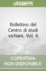Bollettino del Centro di studi vichiani. Vol. 6 libro