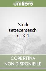 Studi settecenteschi n. 3-4 libro