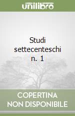 Studi settecenteschi n. 1
