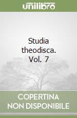 Studia theodisca. Vol. 7 libro