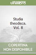 Studia theodisca. Vol. 8 libro