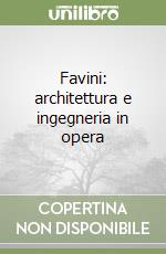 Favini: architettura e ingegneria in opera libro