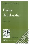 Pagine di filosofia libro di Tommaso d'Aquino (san) Coggi R. (cur.)