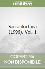 Sacra doctrina (1996). Vol. 1