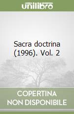 Sacra doctrina (1996). Vol. 2